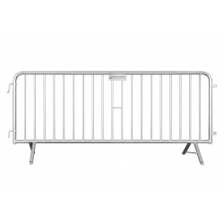 Standardní demo bariéra / mřížka 15 kg, vyrobené z žárově pozinkované oceli.