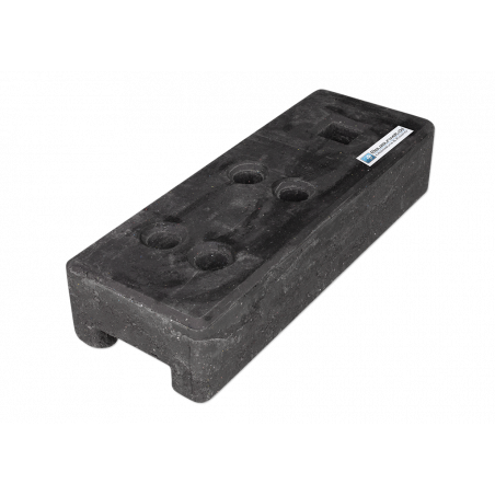 Patka  stavebního plotů 26 kg z recyklovaného PVC