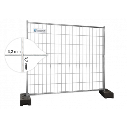 Stavební plot 11 kg extra silný 2,20 x 2,00 m - tloušťka drátu 3,2 mm