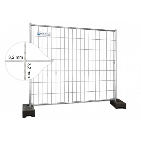 Stavební plot 11 kg extra silný 2,20 x 2,00 m - tloušťka drátu 3,2 mm