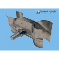 Bauzaun Verbinder 1,7 mm- Bauzaunschelle - zum verschrauben von Mobilzäunen
