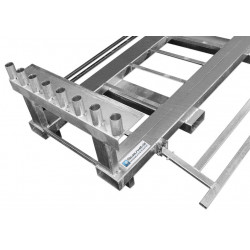 BAUZAUNWELT 11 kg 2,20 x 2,00 m Premium 20er Set inkl. 16 kg PE Fuß