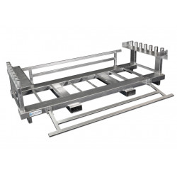 BAUZAUNWELT 11 kg 2,20 x 2,00 m Premium 20er Set inkl. 16 kg PE Fuß