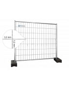 Bauzaun 2,20 m - extra stabil